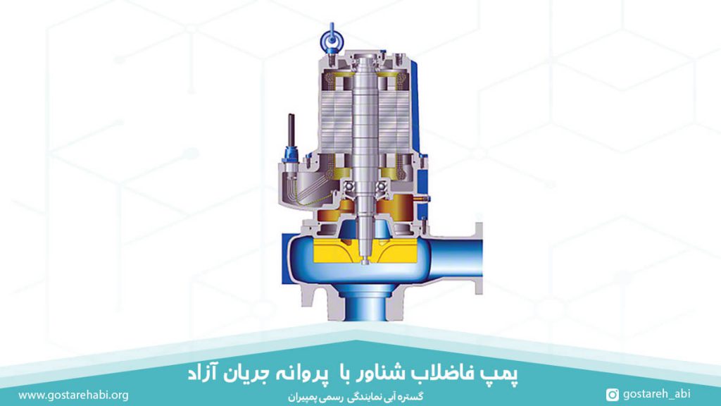 پمپ فاضلاب شناور با پروانه جریان آزاد