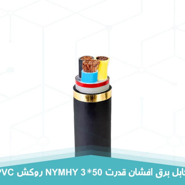 کابل برق افشان قدرت 3 در 50 روکش PVC